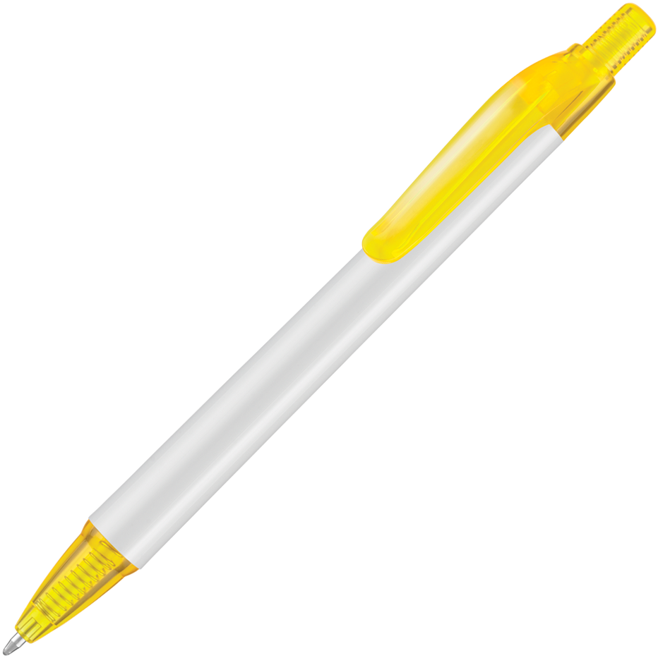 Modern Promotional Pen In Yellow - Ballpoint Pen (1000x1000)