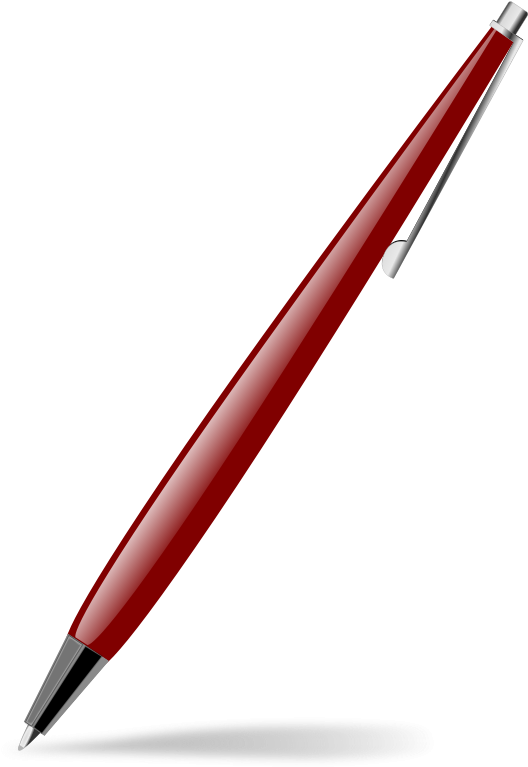 Chrisdesign Red Glossy Pen - Colored Pencil (958x1313)