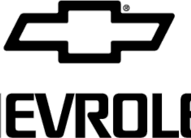 Chevrolet Clipart Cursive - Chevrolet Logo Black And White (640x480)