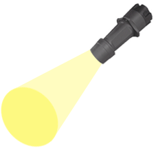 Crosshair - Flash Light Light Png (382x382)