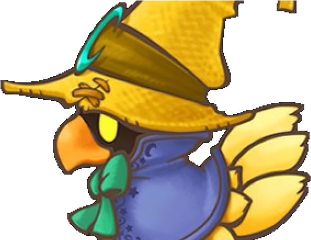 Final Fantasy Clipart Black Mage - Black Mage Chocobo Hat (640x480)