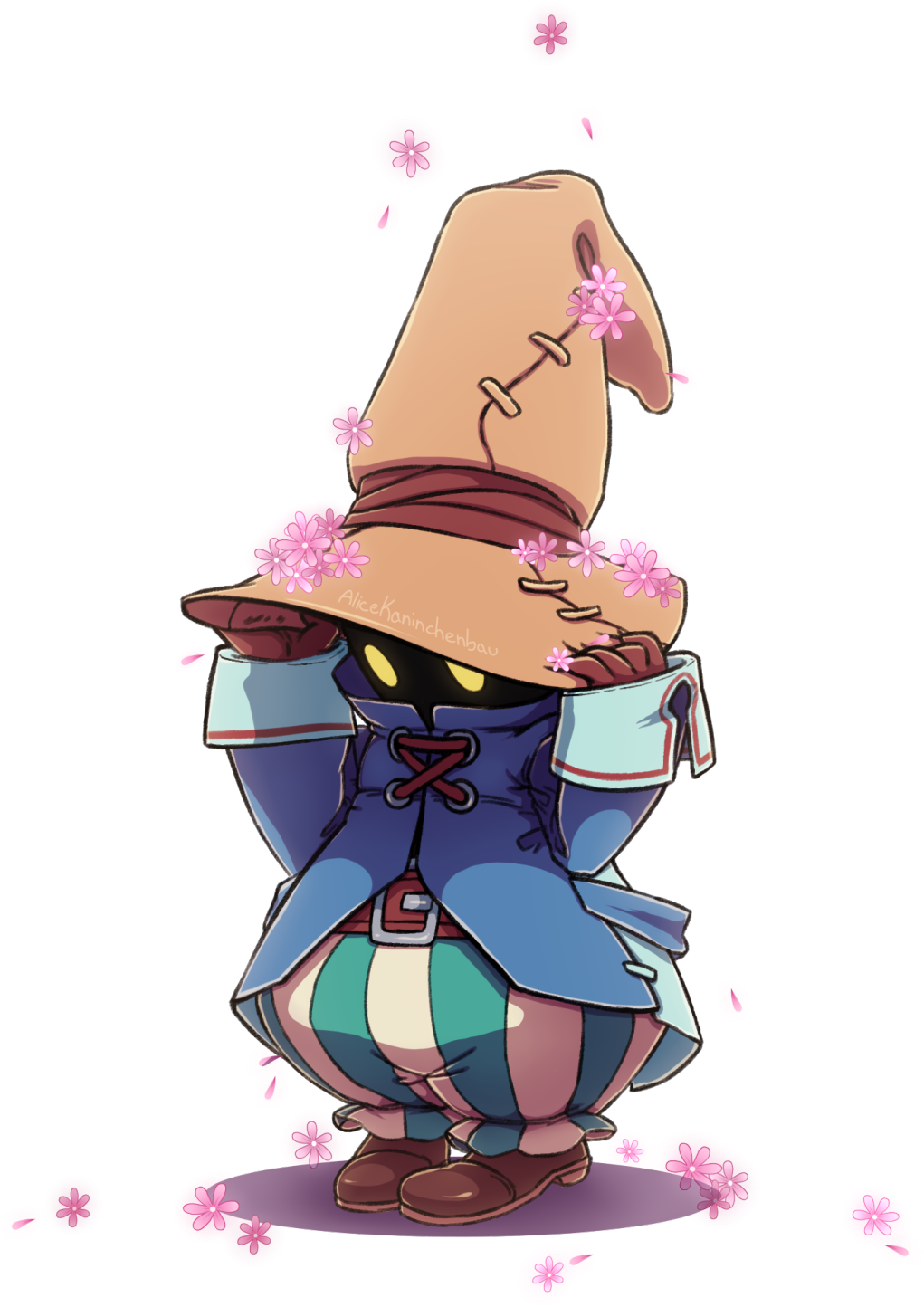 A Slightly Updated Version Of Final Fantasy Ix Was - Vivi Art Final Fantasy (1280x1546)