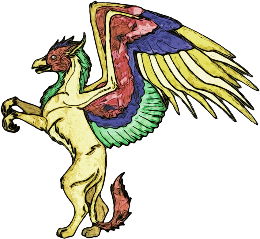 The Gryphon By Ukulelemoon - Cartoon (923x865)