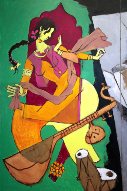 Autobiographical Painting And Dance Art (650x700)