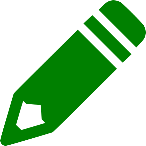 Pencil Icon Green Png (512x512)