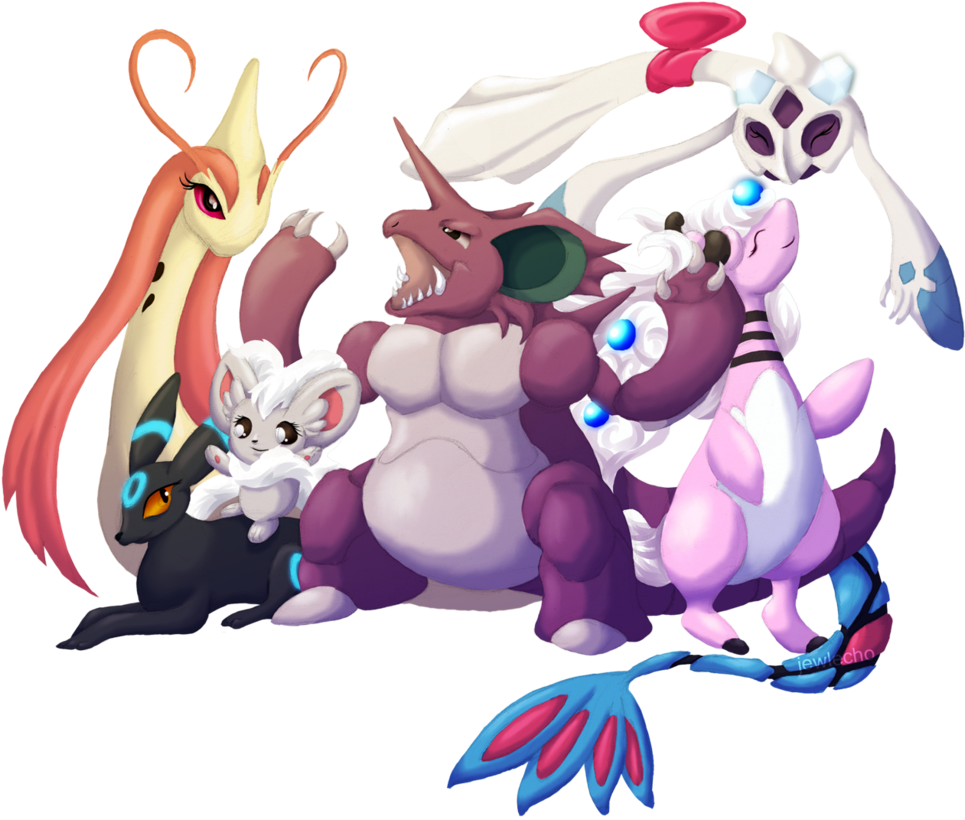 Final Fantasy Team By Jewlecho - Final Fantasy Pokemon Team (971x822)