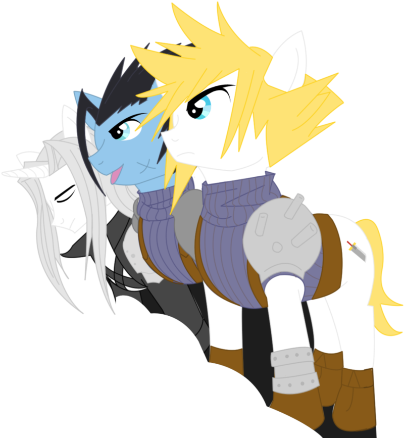 Final Fantasy 10th Aniversary Style Mlp By Jadenyugi9 - Final Fantasy Crossover Mlp (822x971)