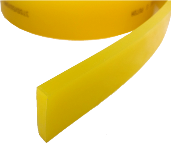 Urethane Squeegee Blade Material 70 Durometer Yellow - Squeegee (600x600)