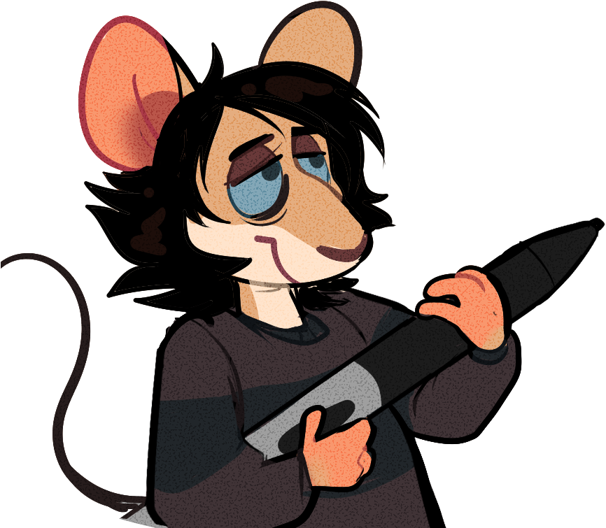 Evil Little Man, Finally Finished A Ref For My Fursona, - Fursonas (897x760)