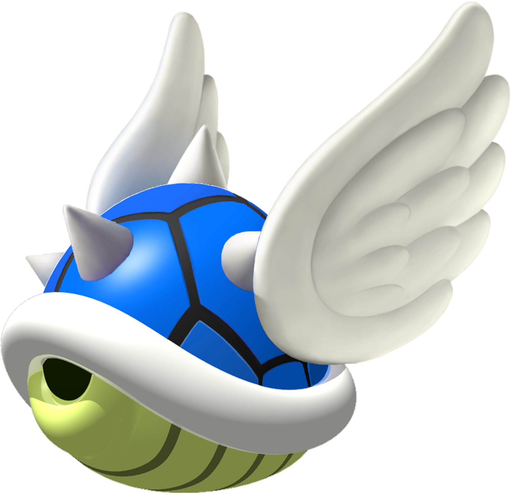 Blue Spiny Shell - Mario Kart Blue Shell (1722x1713)
