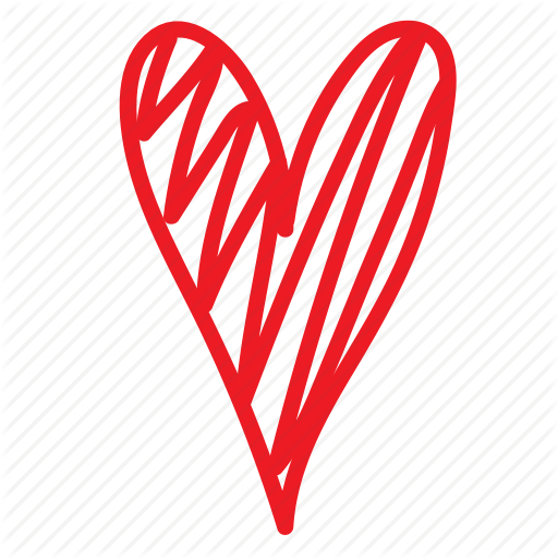 Drawn Heart Cartoon - Heart (512x512)