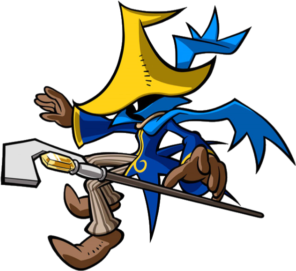 Black Mage Is One Of The Four Heroes Of Light From - Mario Slam Basketball Mage Noir (640x609)