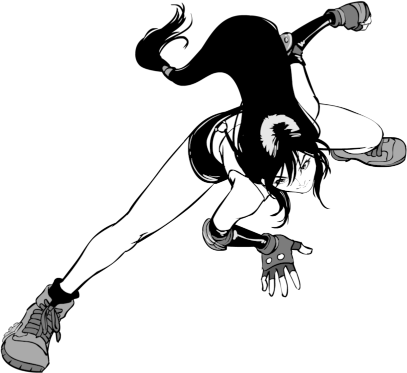 Tifa Lockhart Trademark Pose - Tifa Lockhart (826x966)