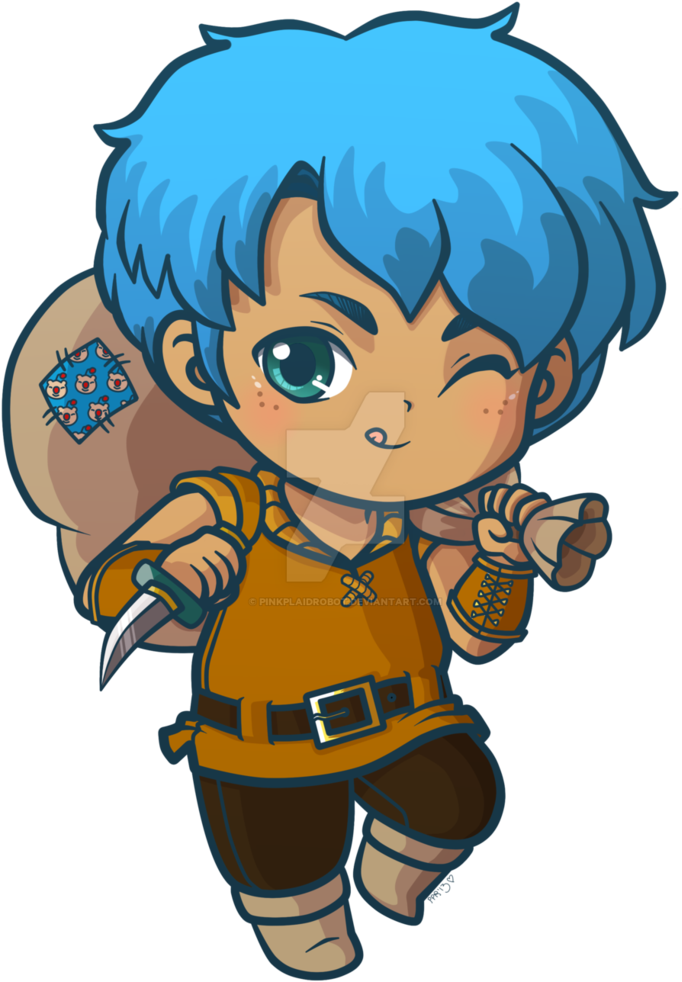 Thief Classic Final Fantasy Class Chibis By Pinkplaidrobot - Chibi (781x1022)