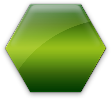 Hexagon Clipart Green - Graphic Design (420x420)