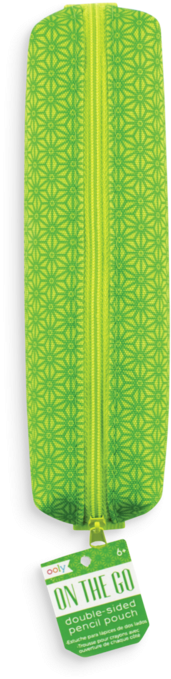 On The Go Zipper Pencil Pouch - Ooly On The Go Zipper Pencil Pouch - Green (800x800)