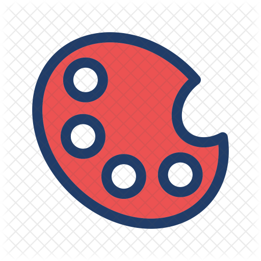 Color Palette Icon - Mad Face Emoji (512x512)