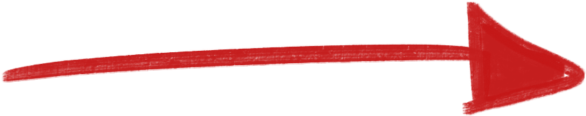 Hand Drawn Buttons Amp Elements - Hand Drawn Arrows Red (867x237)