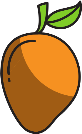 Awesome Mango Fresh Fruit Drawing Icon With Drawing - Icone Mangue (550x550)