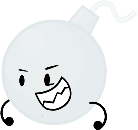 Bomb Clipart Black Object - Object Shows Ghost (495x437)