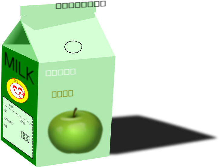Apple Milk Clip Art At Clker - Apple Milk (1061x750)