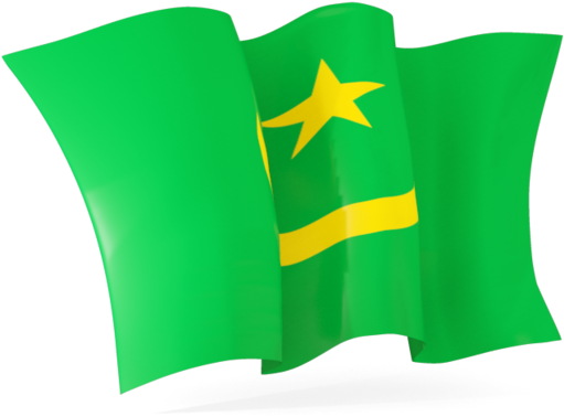 Illustration Of Flag Of Mauritania - Saudi Arabia Moving Flag (640x480)
