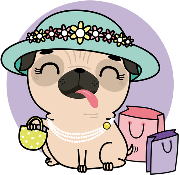 "extra-pack" For The Pug Life Emoji App Inspired By - Cartoon (600x600)