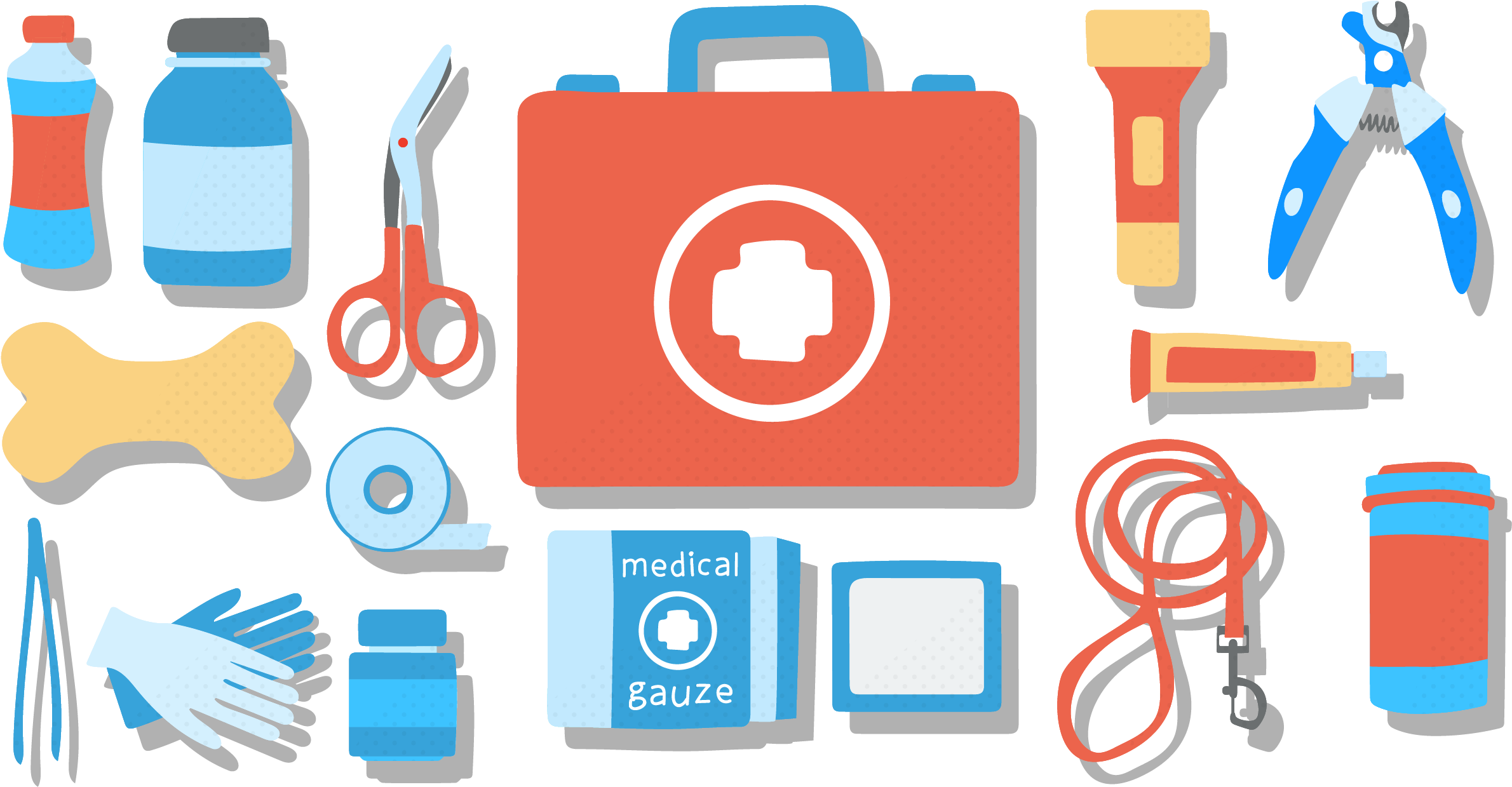 First Aid Supplies Graphic Design Therapy Injury Dog - First Aid (2667x1501)