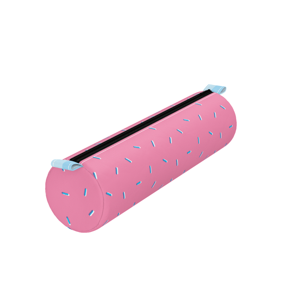Pink Donut Pencil Case - Plastic (1024x1024)