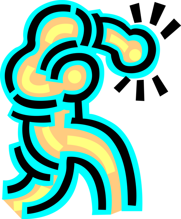 Vector Illustration Of Prizefighter Pugilist Boxer - Graphic Design (578x700)