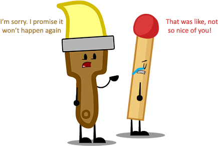 Bfdi - Paint Brush From Inanimate Insanity (549x331)
