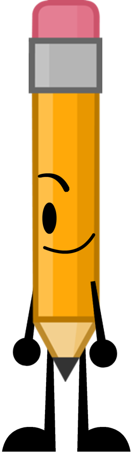 Pencil's Bfdi Trot Pose - Battle For Dream Island Pencil (258x888)