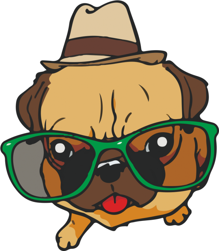 Pug Puppy Dog Breed T-shirt Clip Art - Pug Puppy Dog Breed T-shirt Clip Art (800x800)