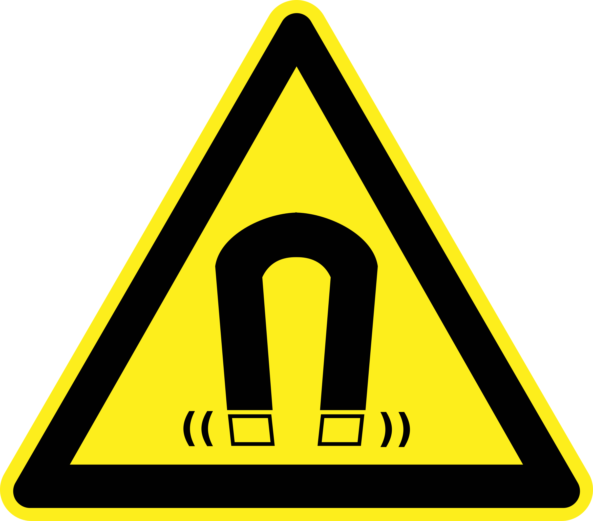 Magnets Warning Symbol - Nsfw Warning (2400x2112)