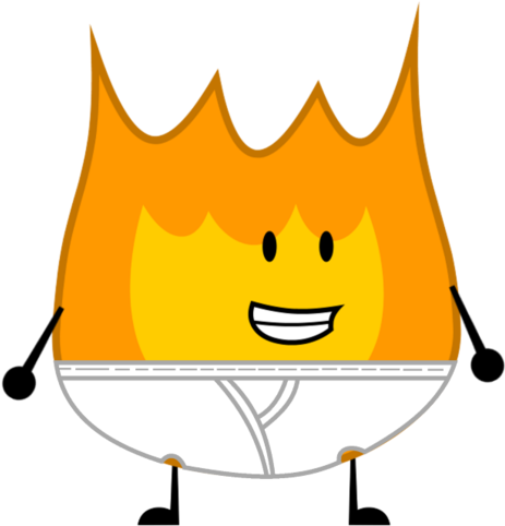 Battle For Dream Island Wallpaper Entitled Fiery Boy's - Battle For Dream Island Fiery (486x500)