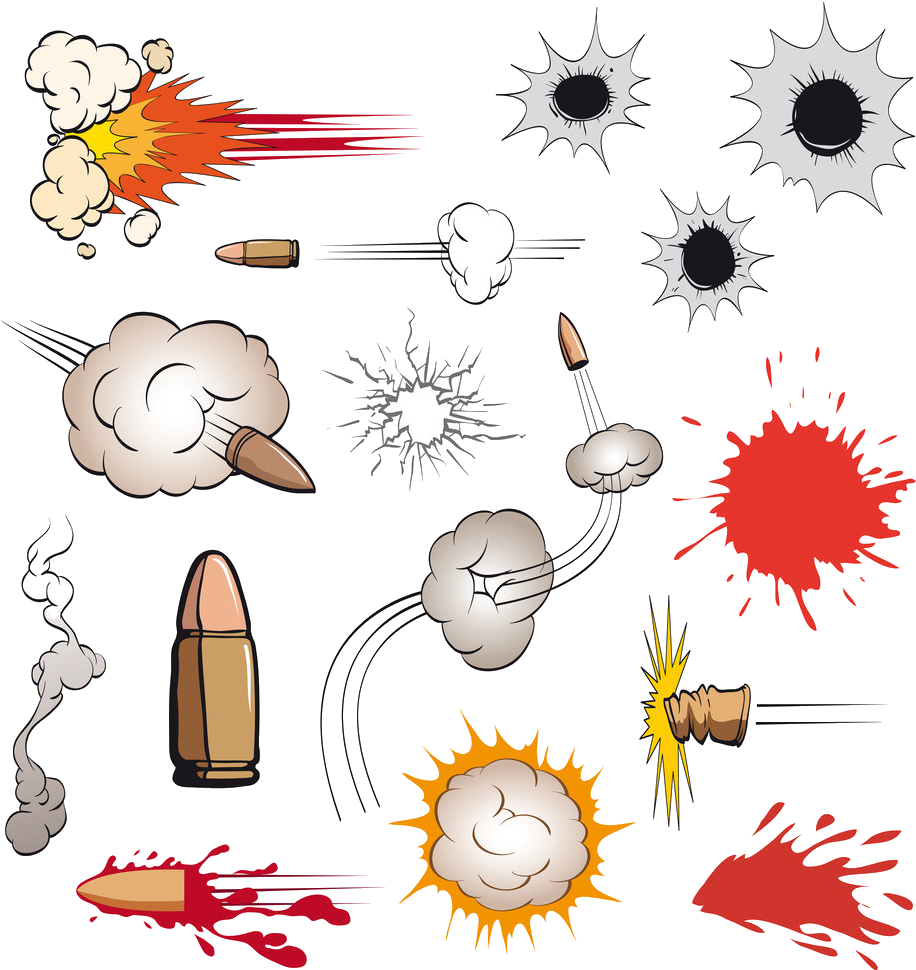 Bullet Cartoon Firearm Clip Art - Bullet Cartoon Firearm Clip Art (1198x1242)