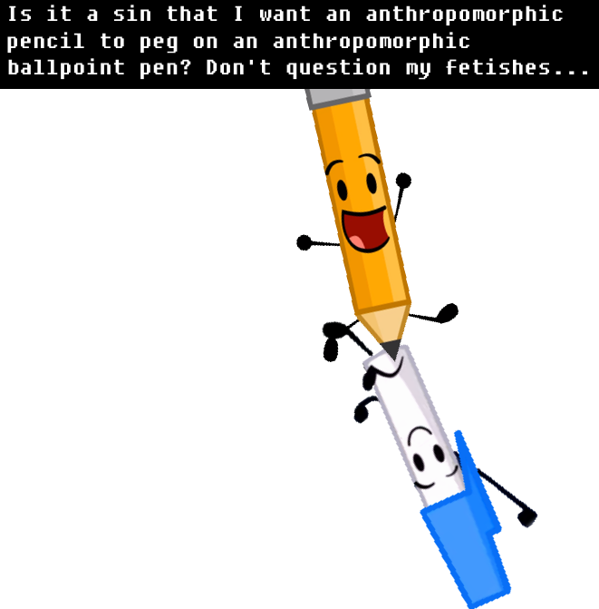 Pen Pencil Battle For Dream Island Mod Marker Dirtyobjectconfessions - Pen (661x671)