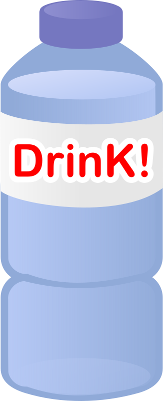Bottle Clipart Bottled Water - Drink Bottle Clipart (326x800)