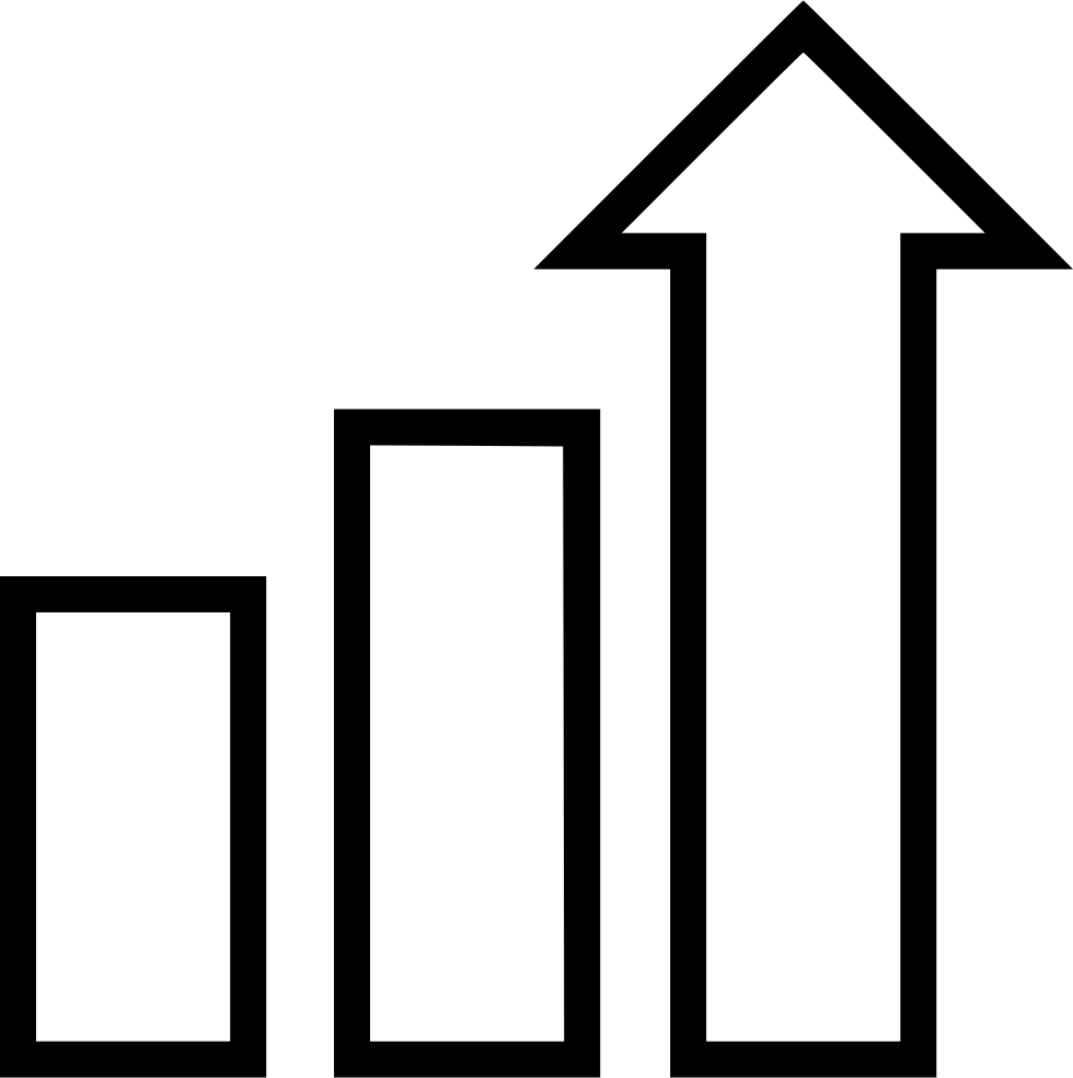 Bar Chart Analytics Analize Svg Png Icon Free Download - Glitch Arrow (980x984)
