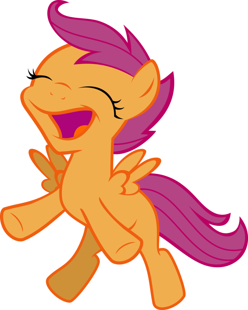 Scootaloo's Happy Dance By Iamadinosaurrarrr - My Little Pony Happy Dance (799x999)