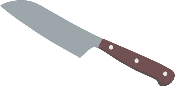 Knife Clip Art Clip Art At Clker - Knife Clipart (600x294)