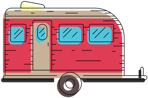 Travel Trailer Illustration - Travel (512x512)
