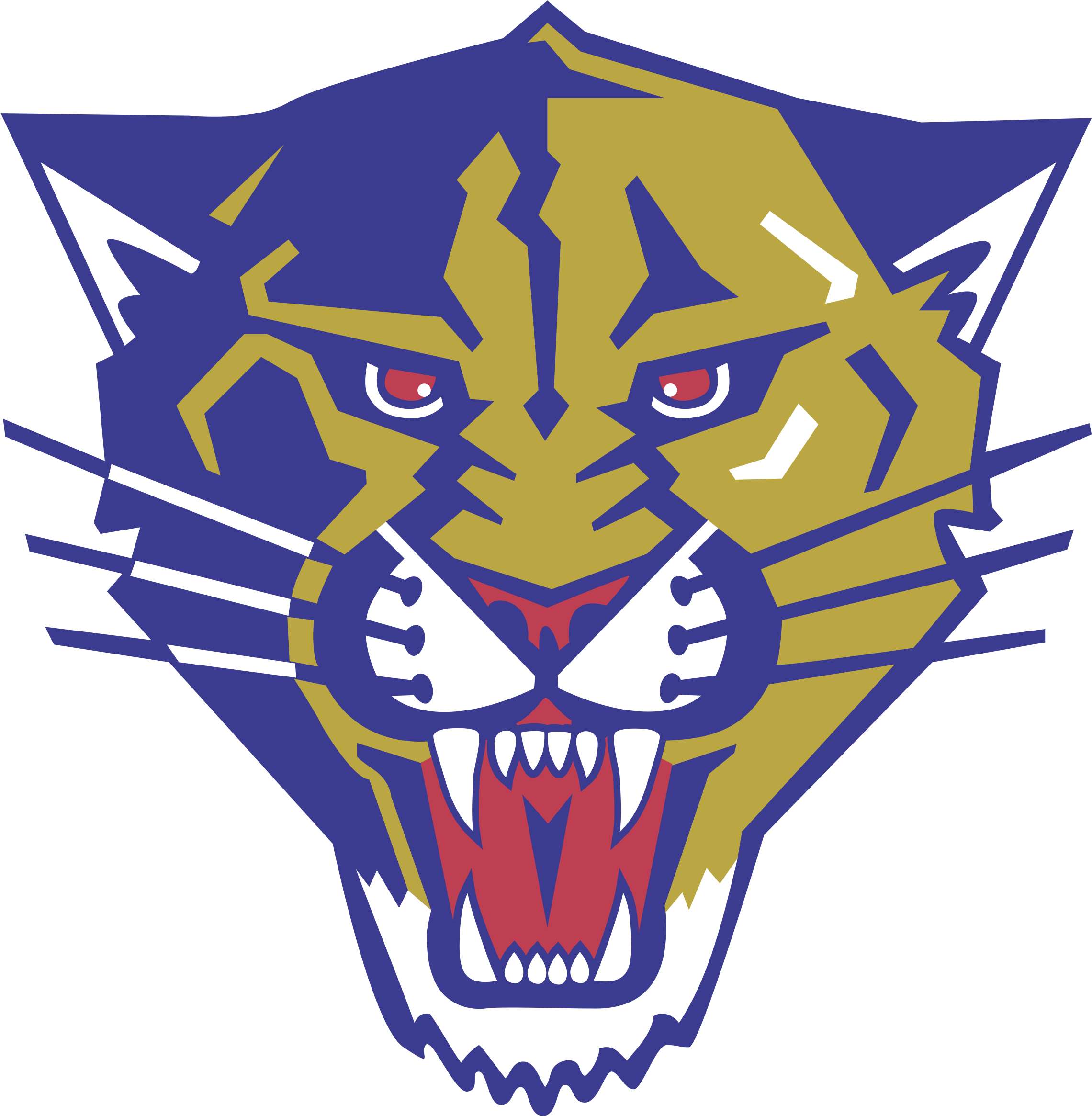 Florida Panthers Logo Png Transparent Svg Vector Freebie - Florida Panthers Head Logo (2400x2400)
