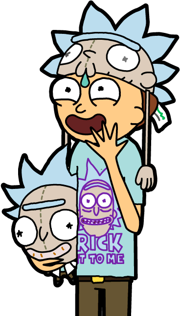 Fishing Vest Cliparts - Morty Fanatico (374x650)