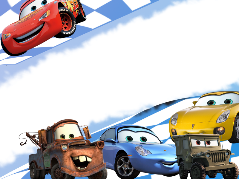 La Mejor Selección De Invitaciones De Cars Para Imprimir - Cars (800x600)
