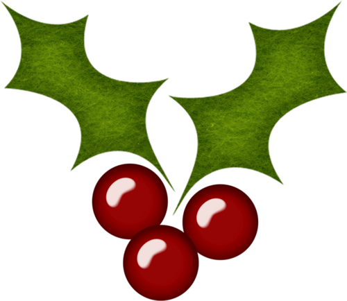 Мне Нравится Альбом «скрап Наборы / Зимние 2 / Peppermint - Christmas Clipart Holly Png (500x434)
