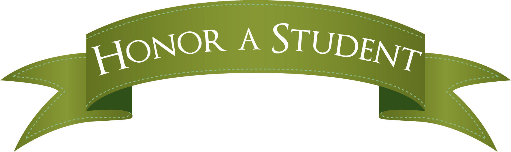 Honor A Student - Ribbon Banner Png (1845x617)