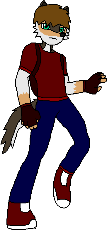 Radar Anthro By Wolf Prince Leon - Cartoon (396x803)