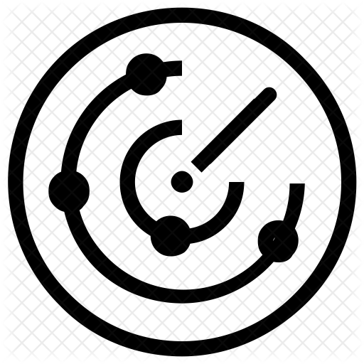 Radar Icon - Padlock Vector (512x512)
