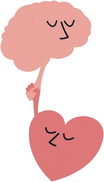 Too Much Focus On Social Networking And Technologies - Heart And Mind Png (386x644)